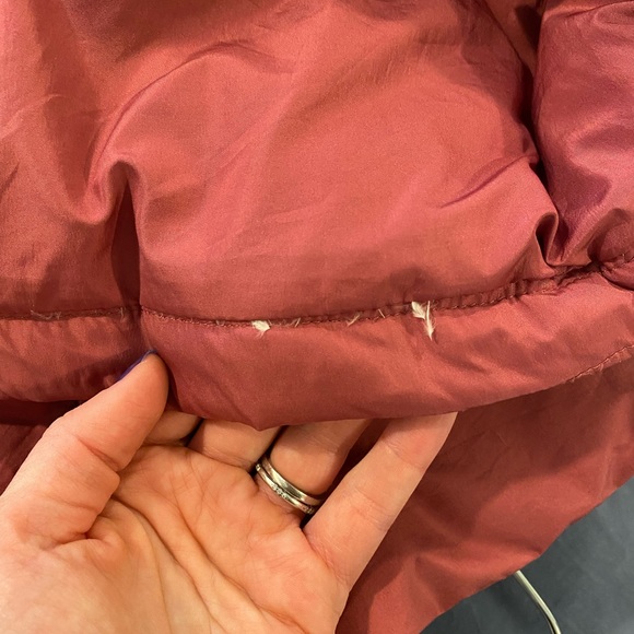 PINK Garnet Hill Modern Long Down Coat - Picture 11 of 11